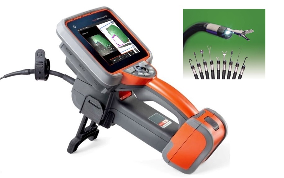 內置機械手通道的高清智能三維測量孔探設備